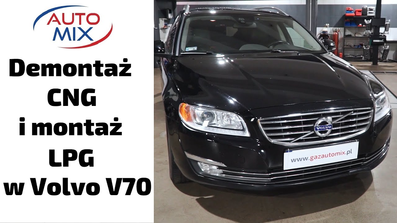 Demontaż CNG i montaż LPG w Volvo V70 2013 2.0T 214KM