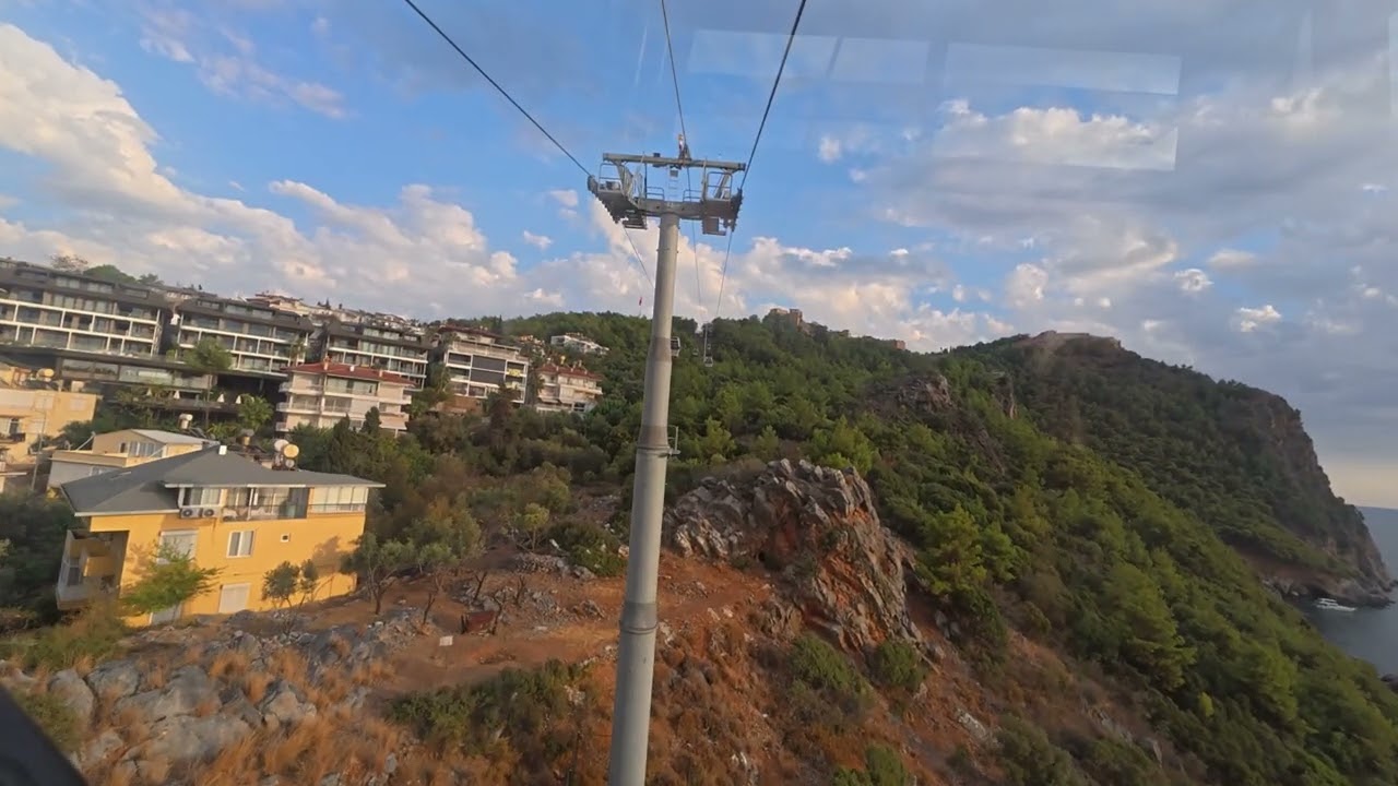 Alanya lanovkou na hradby