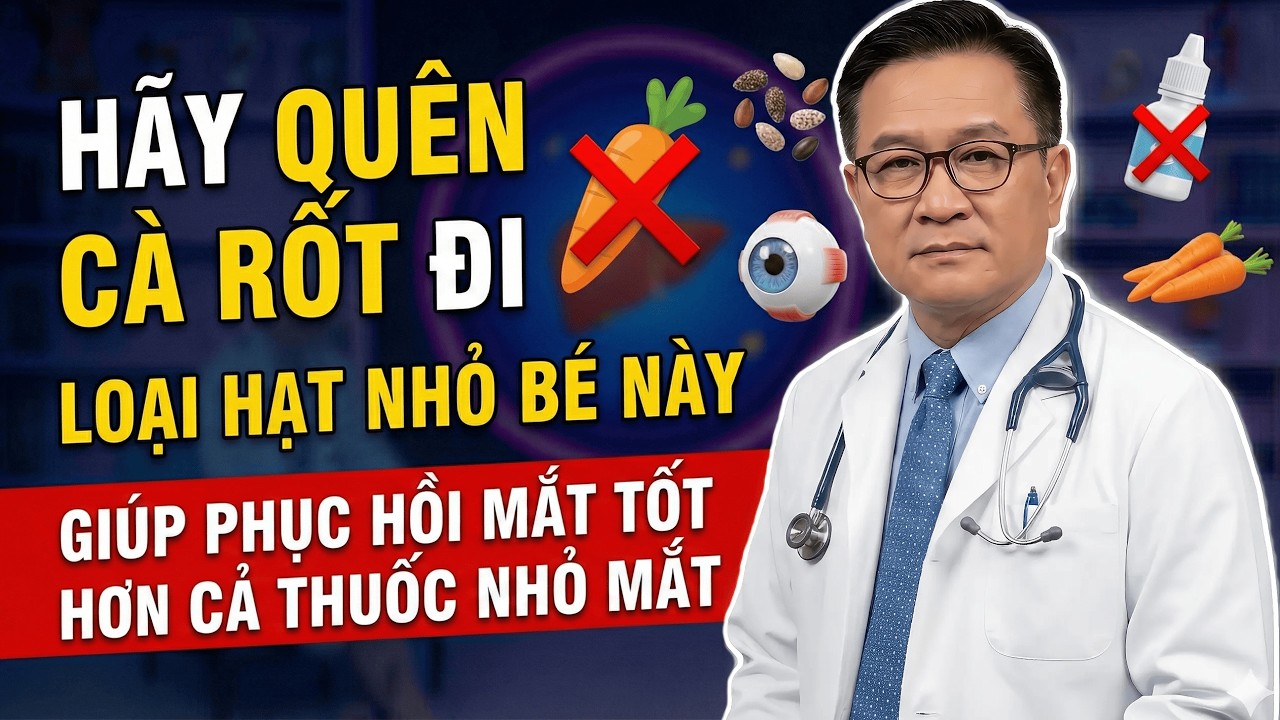 Hãy Quên Cà Rốt Đi — Loại Hạt Nhỏ Bé Này Giúp Phục Hồi Mắt Tốt Hơn Cả Thuốc Nhỏ Mắt