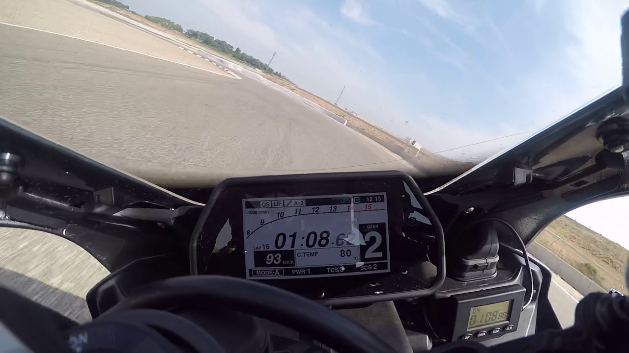 Circuito de Alcarràs en Yamaha r1 M