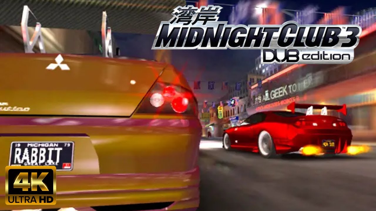 Midnight Club 3: DUB Edition [4K60][PSP] - Full Game Walkthrough (100% Completion)