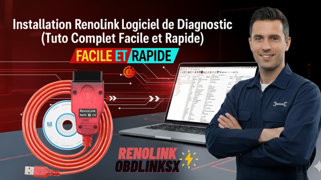 Installation Renolink obdlink sx logiciel de diagnostic auto (Tuto Complet Facile et Rapide)