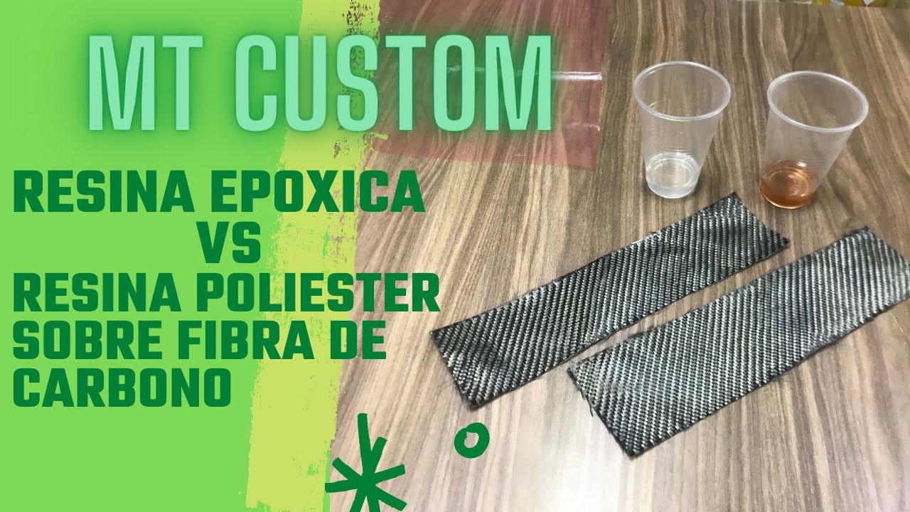 RESINA EPOXICA VS RESINA POLIESTER EN FIBRA DE CARBONO