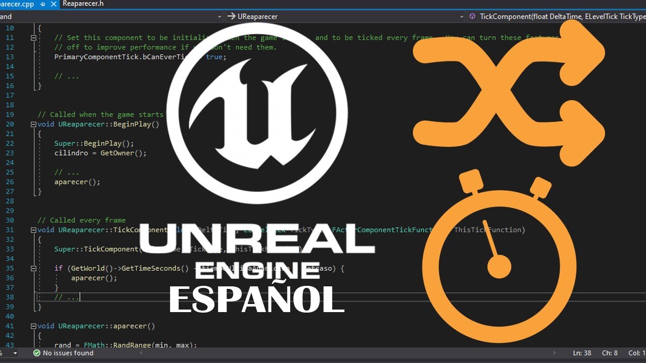 Guía Fácil de Unreal Engine 4 C++ Español - Numeros Aleatorios y Timers