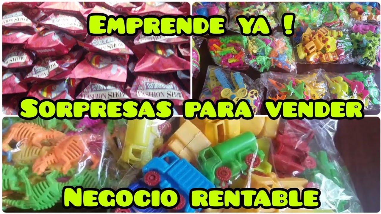 Hagamos sorpresas para vender!!!! les muestro todos los juguetes 😀 #miemprendimiento