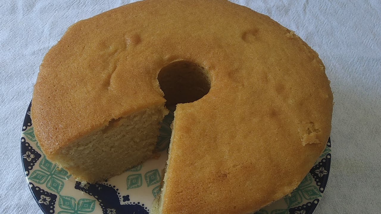 BOLO AMANTEIGADO DE BAUNILHA