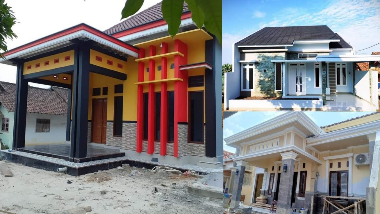 GAMBAR TERAS RUMAH DAK/COR||KOMBINASI WARNA CAT TERAS RUMAH