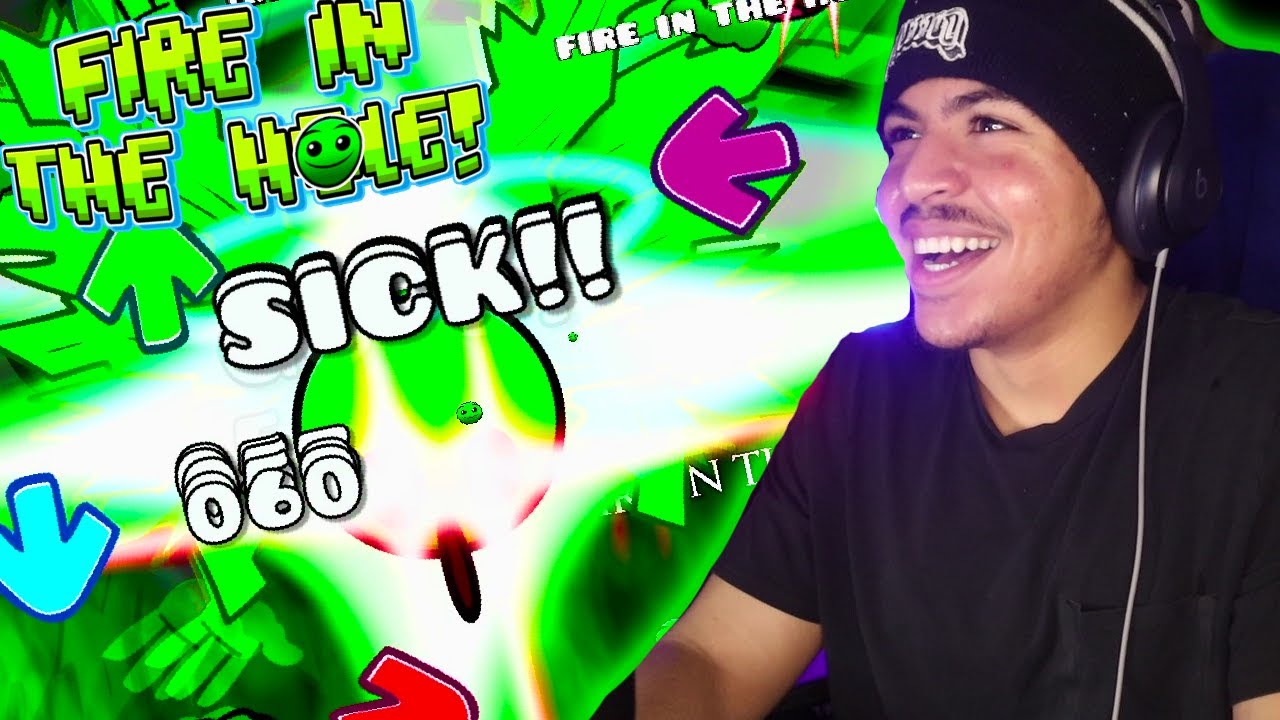 FNF VS Fire In The Hole IS INSANE (Lobotomy Geometry Dash 2.2)