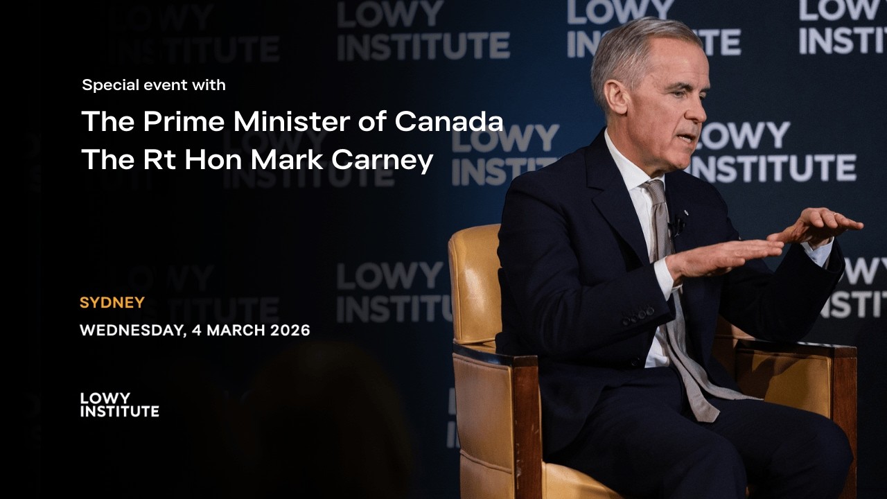 Special event with the Prime Minister of Canada, the Rt Hon Mark Carney