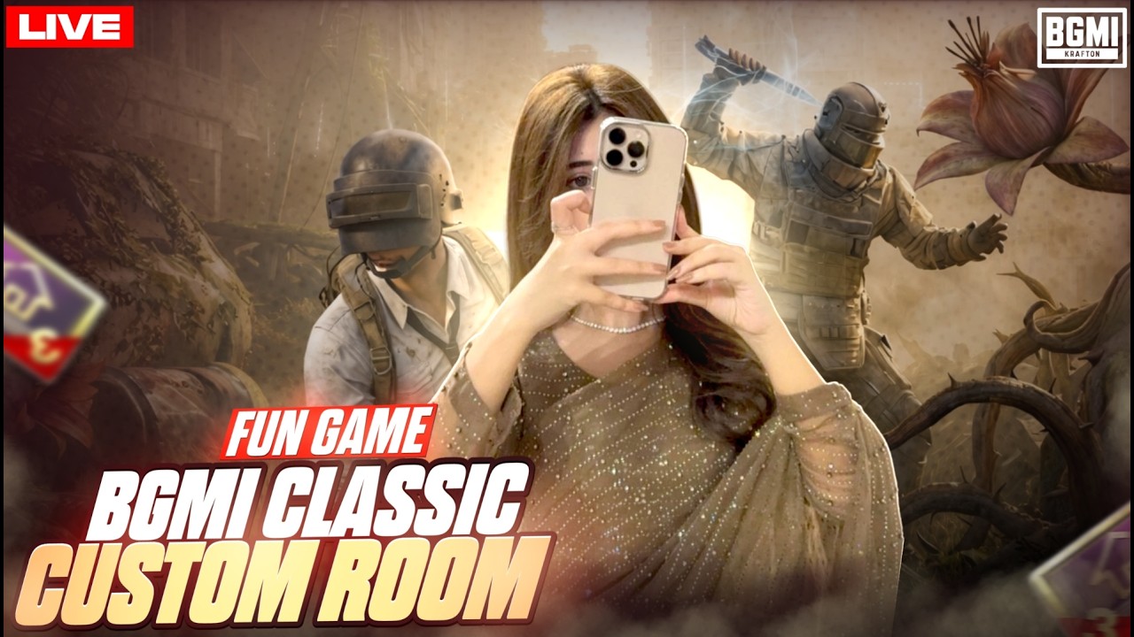 🔴BGMI LIVE -FREE ENTRY CLASSIC ROOMS|WIN CASH PRICE'S| GIRL GAMER|CUSTOM ROOMS#bgmi #classic #rooms