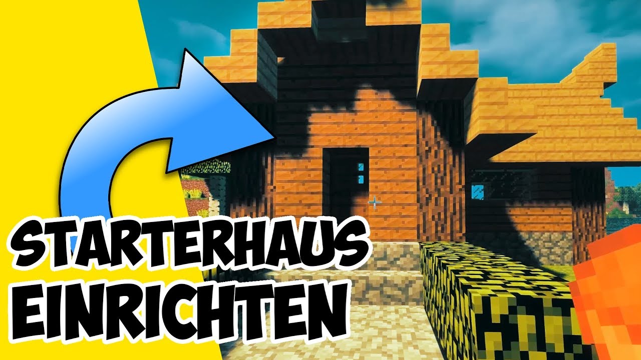 Wie baut man in Minecraft ein Starter Haus | Minecraft Starter Haus bauen