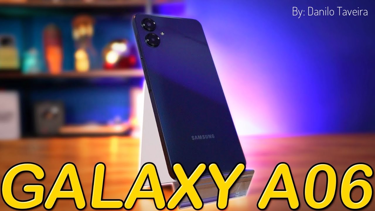 CHEGOU! Samsung GALAXY A06 - o NOVO CELULAR BARATINHO! Unboxing e Impressões