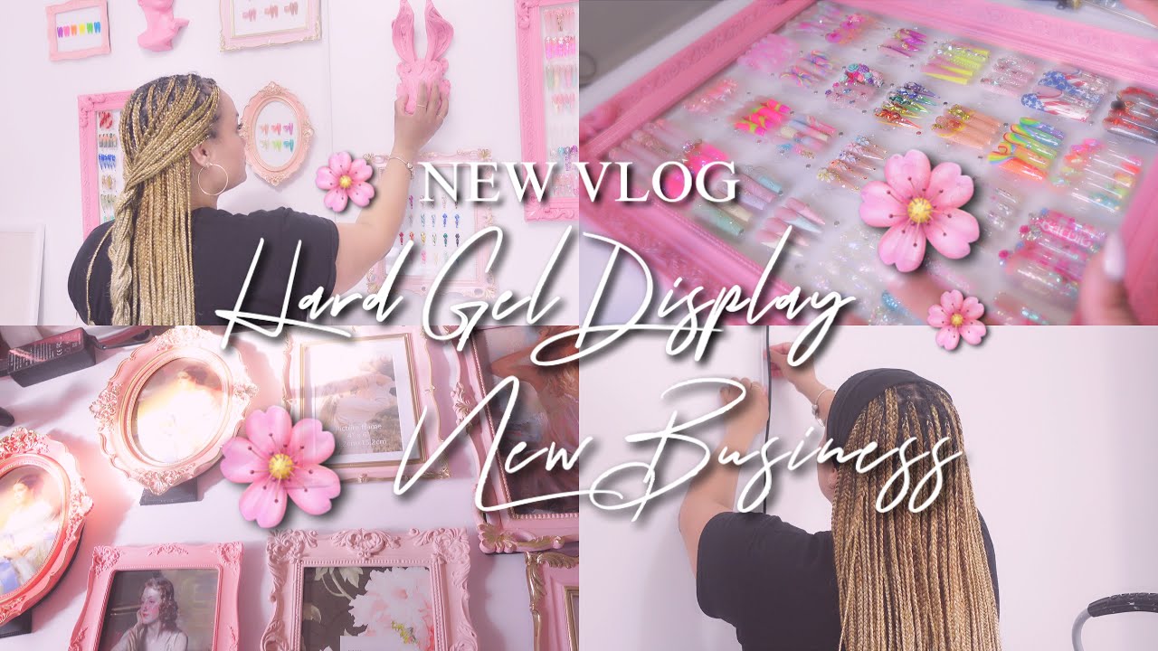 DIY Hard Gel Nail Display Wall | Second Business | HARD BUILDER GEL NAIL Artist