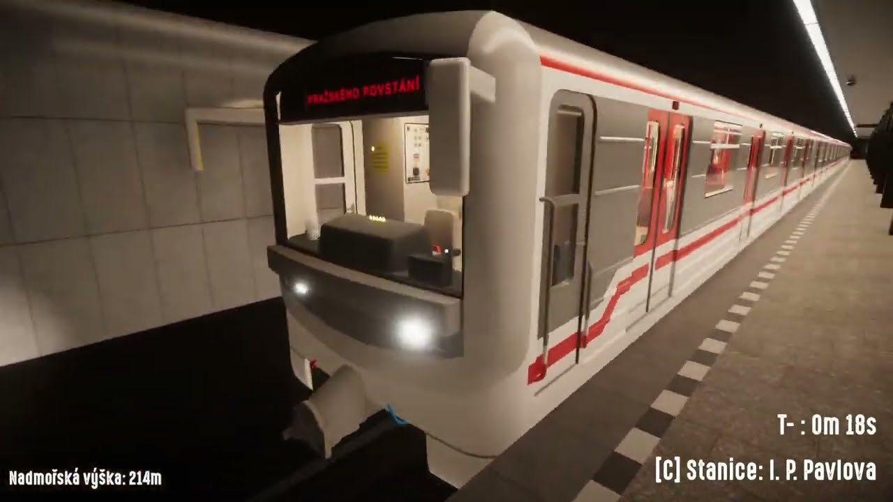 PRAGUE METRO SIMULATOR​ - Nová skvělá hra