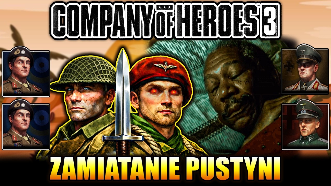 KOMANDOSI BRYTYJSKO-KANADYJSCY zamiatają pustynię (i utulają mnie do snu) | CoH3 2v2