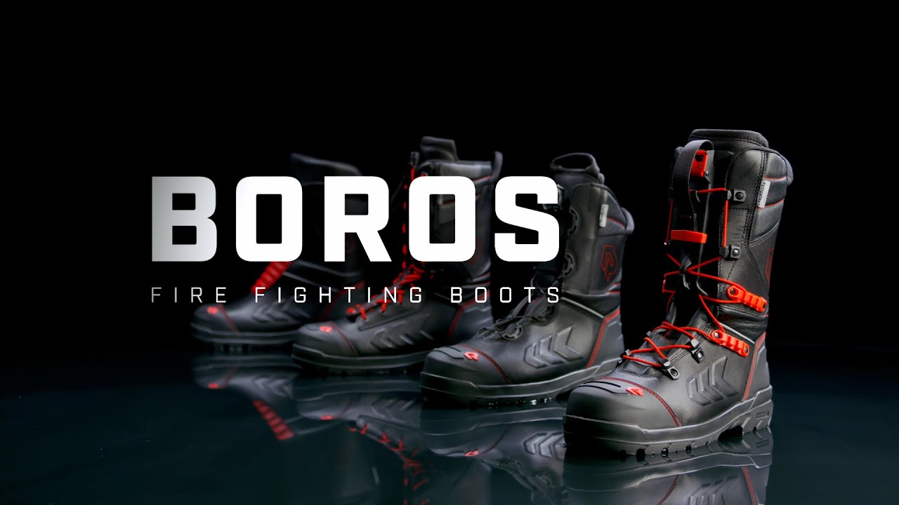 BOROS Fire fighting boots: High performance with every step. - Rosenbauer