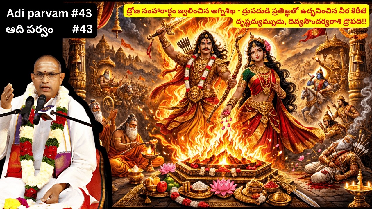 మహాభారతం – ఆది పర్వం - 43 | Mahabharatam Adi parvam - 43 by Sri Chaganti Koteswara Rao Garu.