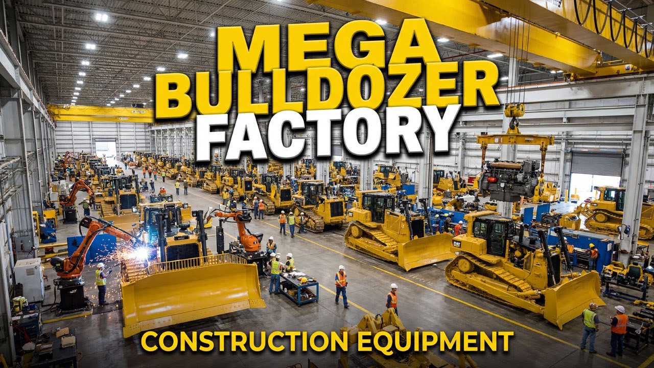 How Bulldozers Are Made - Modern Factory Process