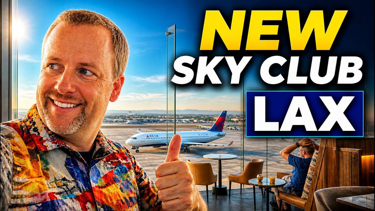 LAX&rsquo;s NEW Delta Sky Club Has an Outdoor Deck?!