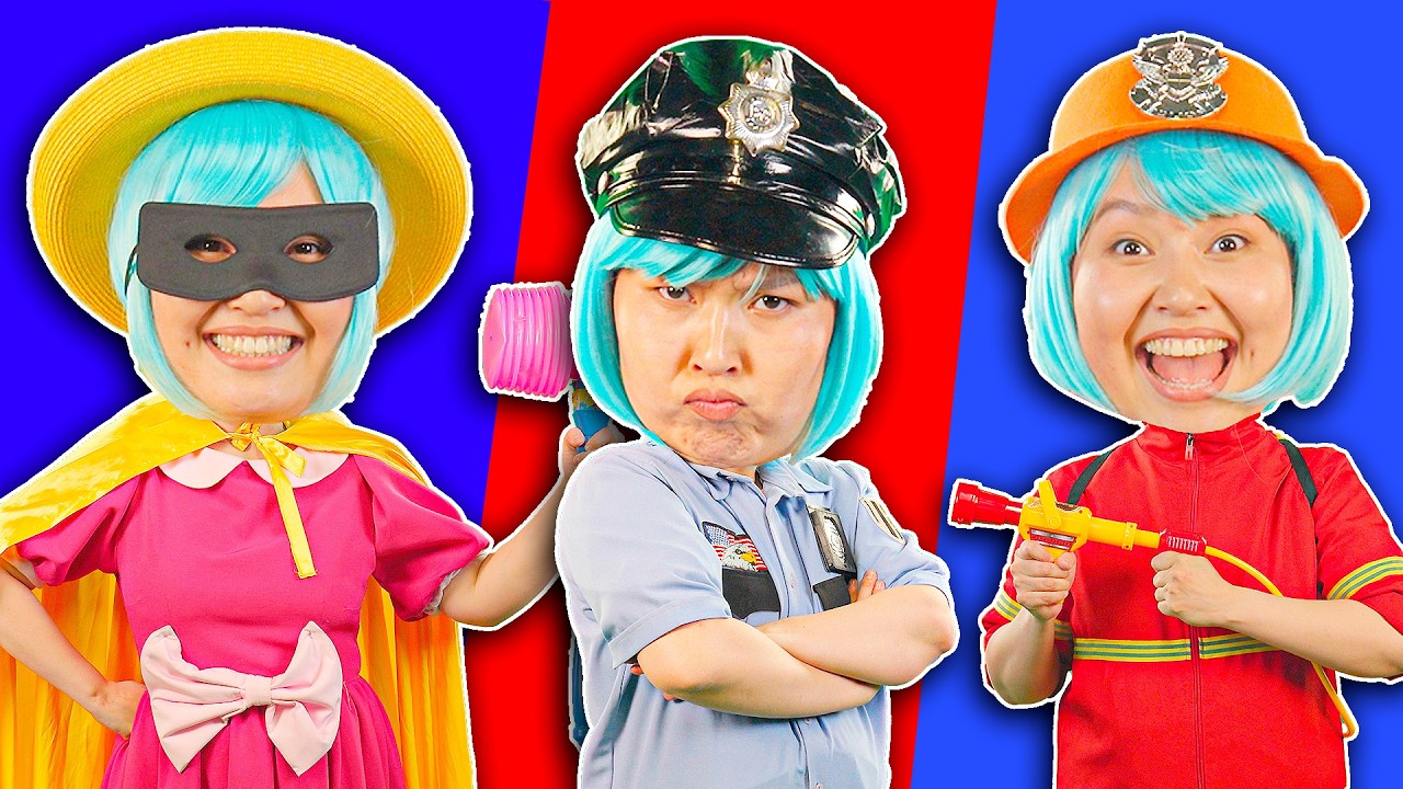 Девочка Полицейский, Доктор и Девочка Пожарный + СБОРНИК Lights Kids Детские Песни