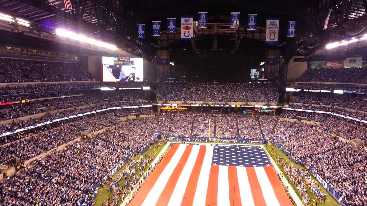 Oak Ridge Boys Rock the National Anthem at Lucas Oil Stadium