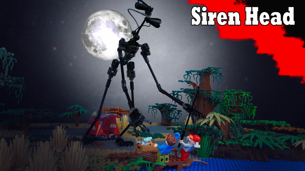 LEGO Siren Head VS Police | LEGO Stop Motion Animation. Who will win?