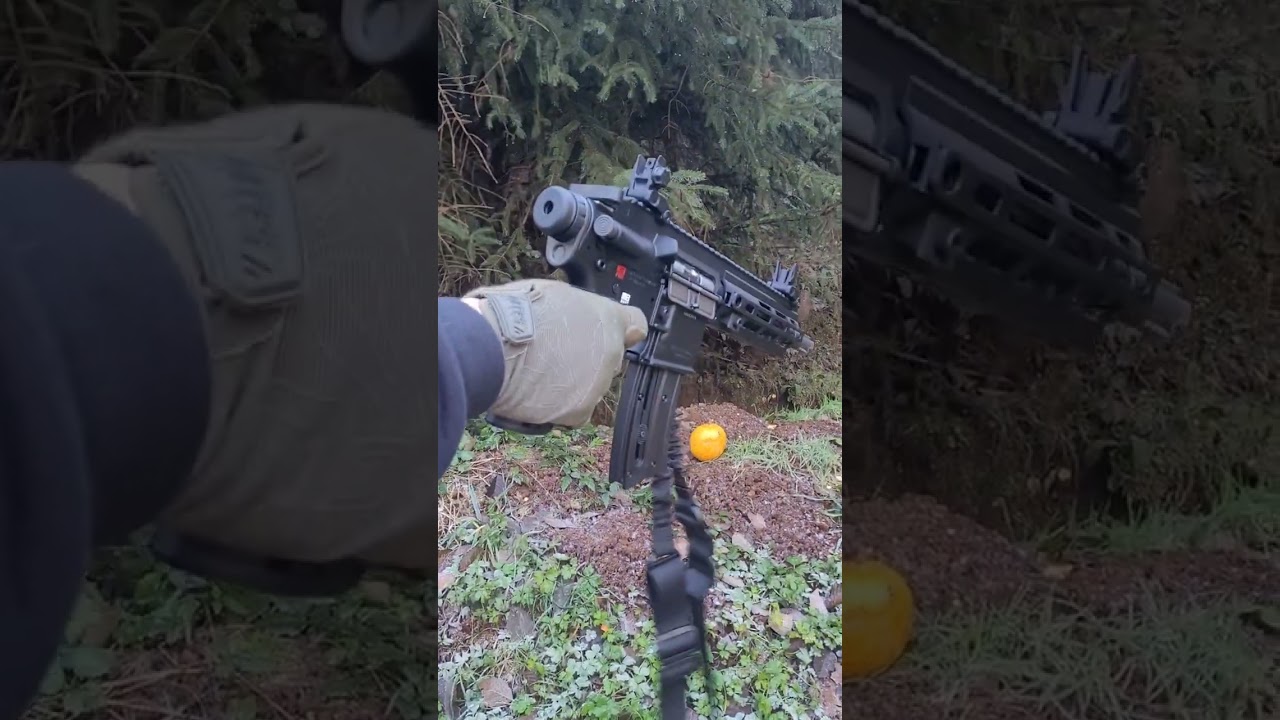 H&K 416 (.22LR CLONE)  First shots...