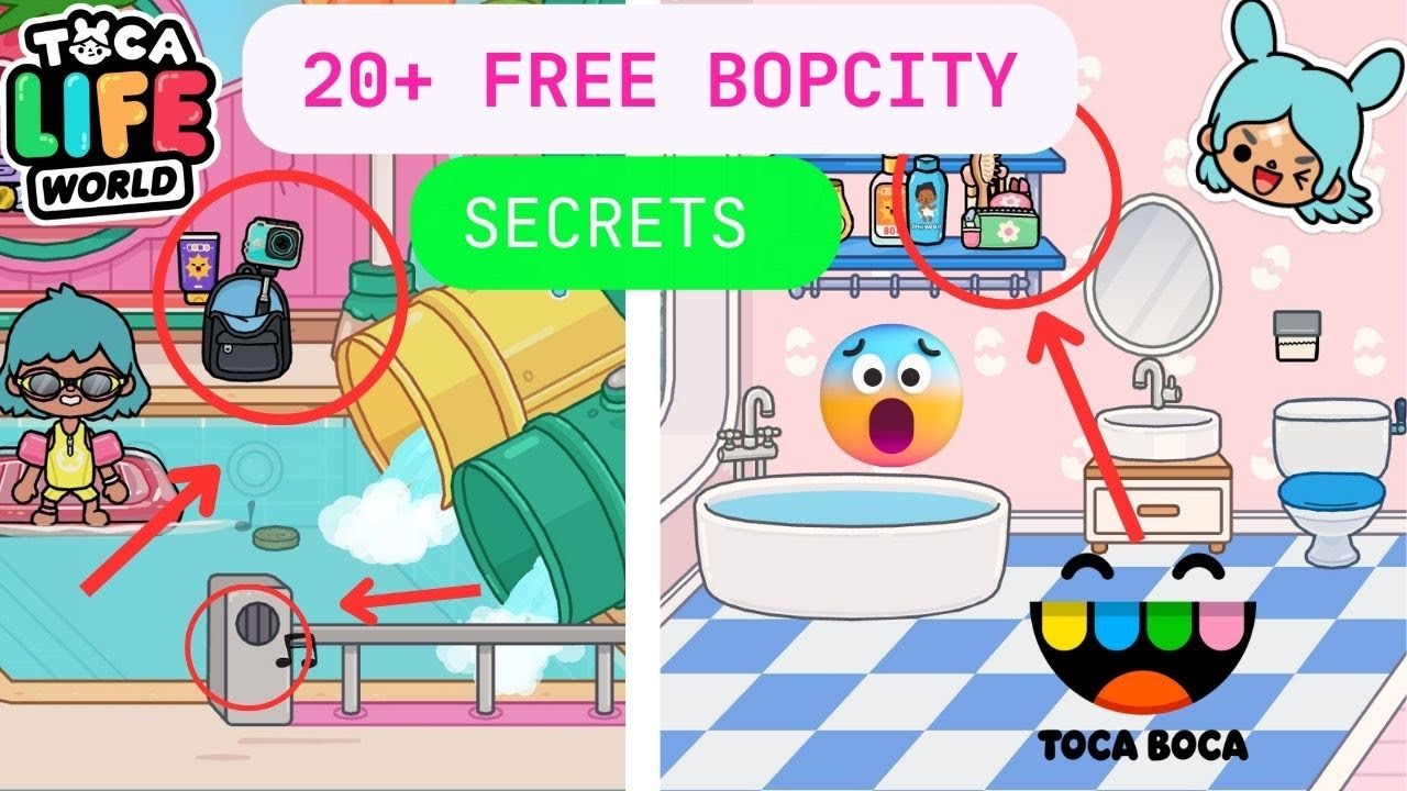 😱New Bop City Secrets In Tocaliveworld | Toca Boca secrets | Bop City Secrets new