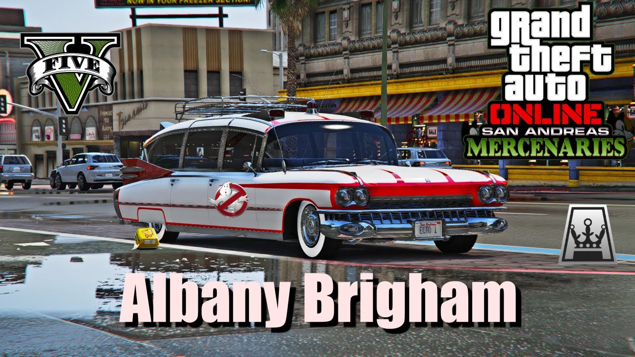 GTA 5 - DLC Vehicle Customization - Albany Brigham (1959 Cadillac Miller-Meteor) Ecto 1