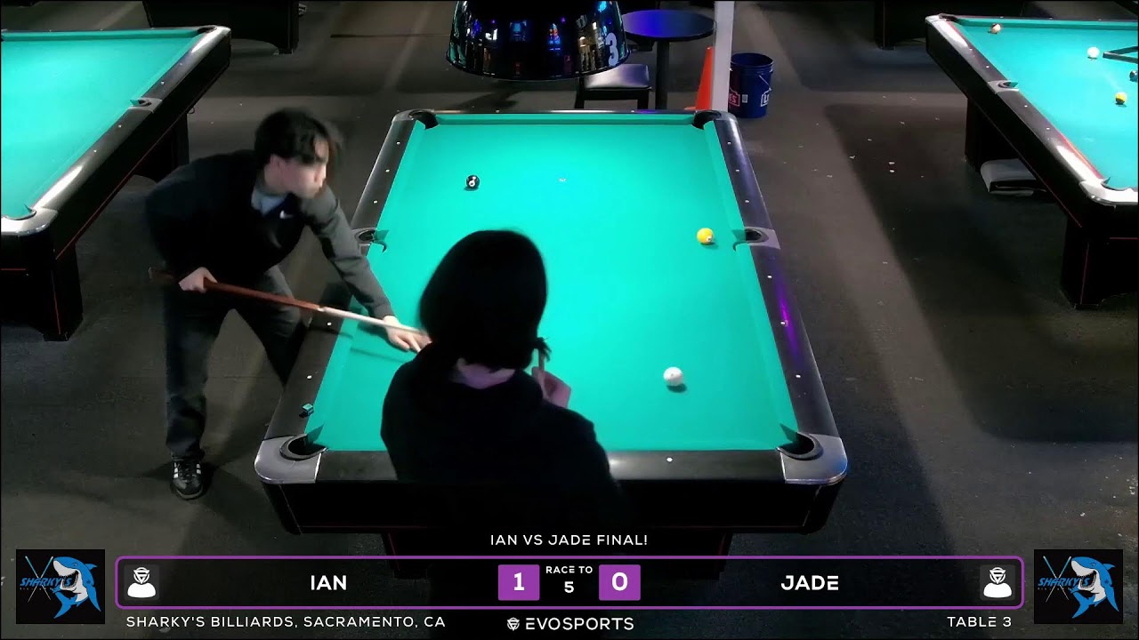 IAN vs JADE - SHARKY'S BILLIARDS - TABLE 3 | EvoSports