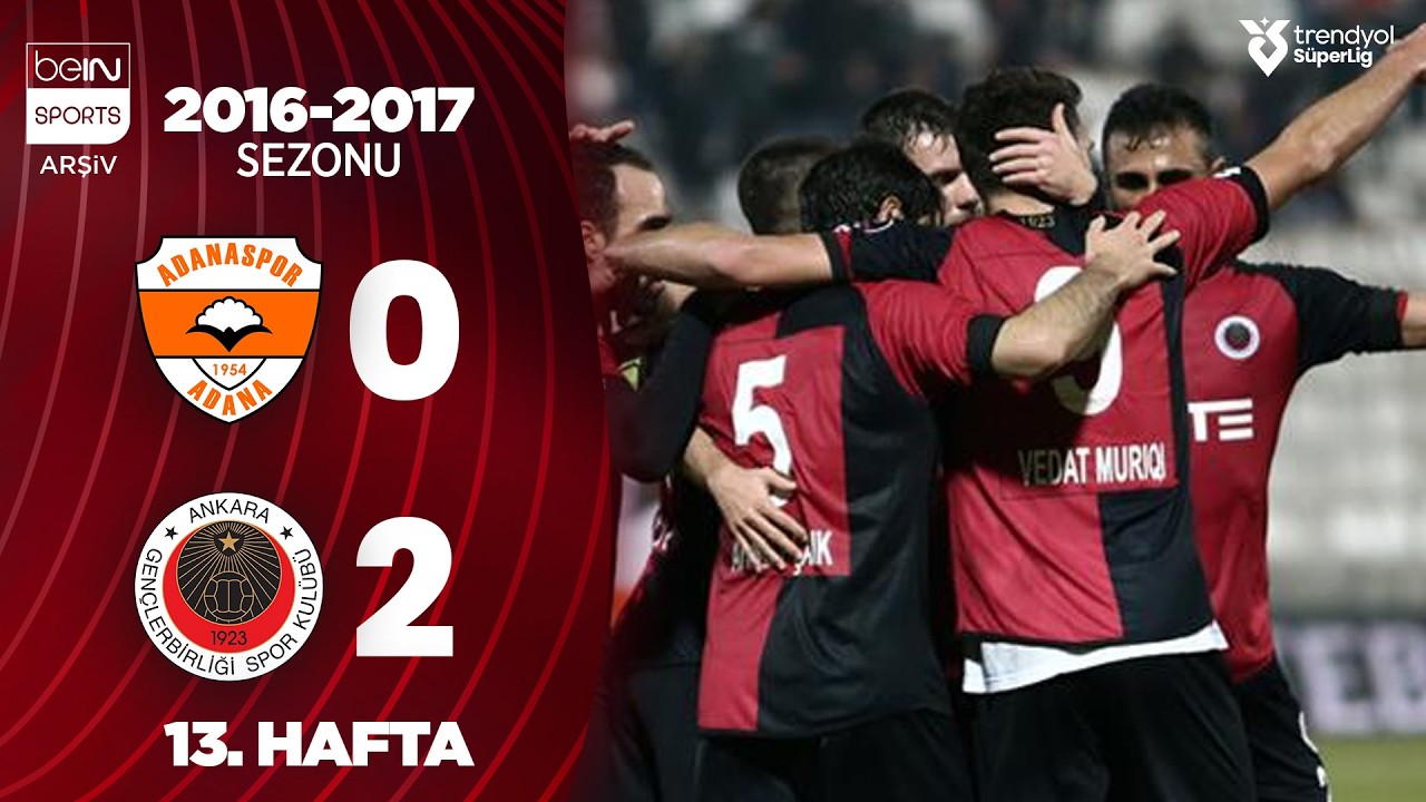Adanaspor (0-2) Gençlerbirliği | MAÇ ÖZETİ | 13. Hafta - 2016/2017