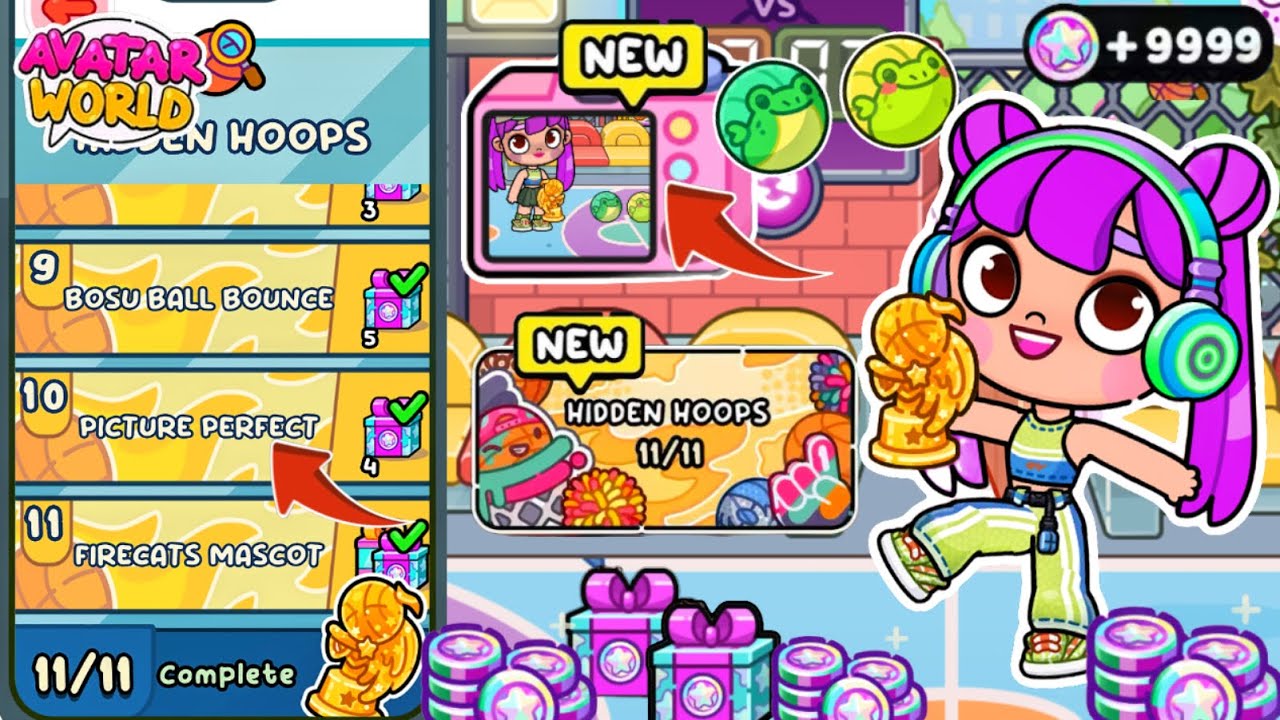 OMG! 😱 ALL 11 SECRETS of the NEW Avatar World Basketball Court! 🏀🔥 ✅