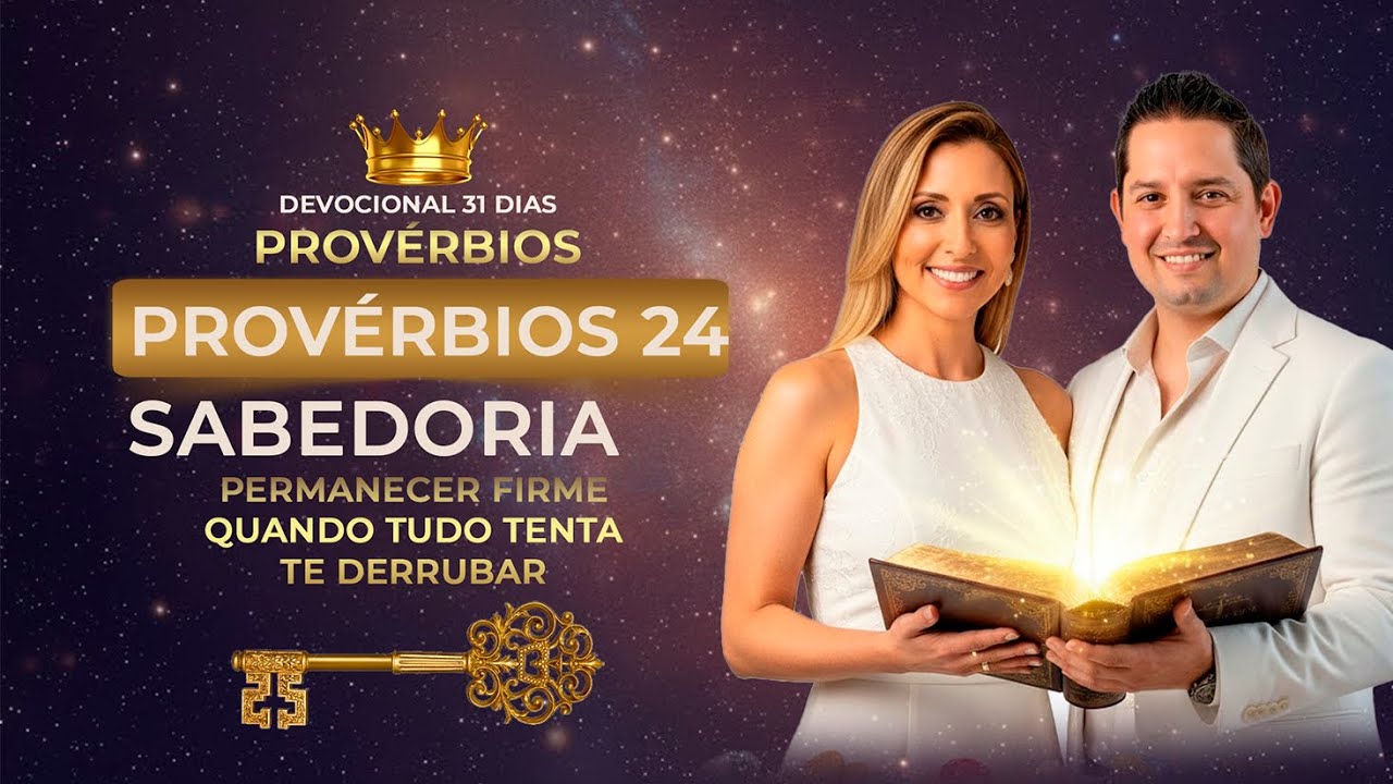 📖 PROVÉRBIOS  24 | Sabedoria para permanecer firme quando tudo tenta te derrubar