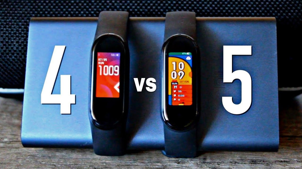 Xiaomi MiBand 5 vs 4