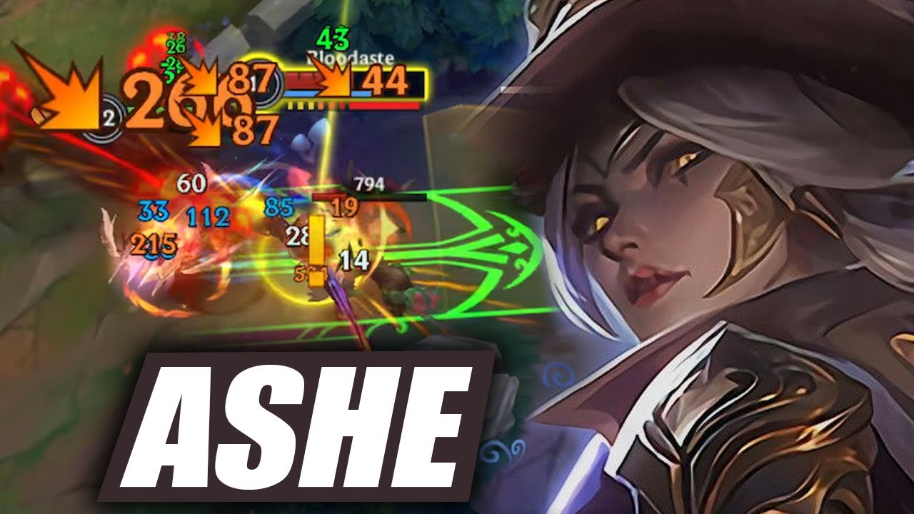 Wild Rift Ashe Dragon Lane Gameplay in Season 16 (Build & Runes)