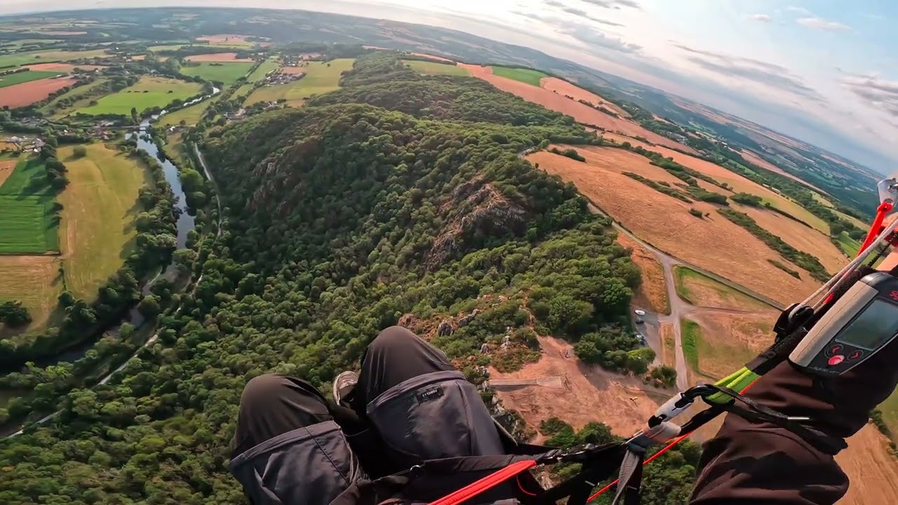 Parapente Vol du soir à Clécy St-Omer (Juillet 2023)