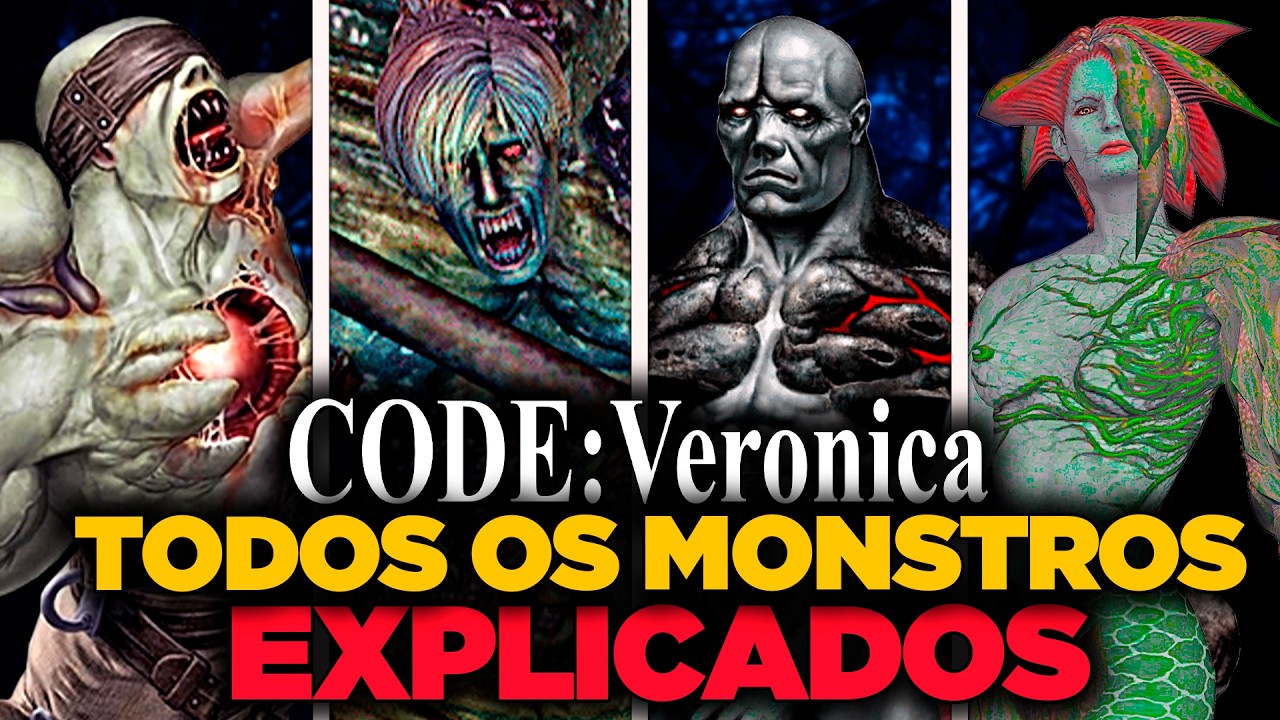 TODOS OS MONSTROS DE RESIDENT EVIL CODE VERONICA EXPLICADOS