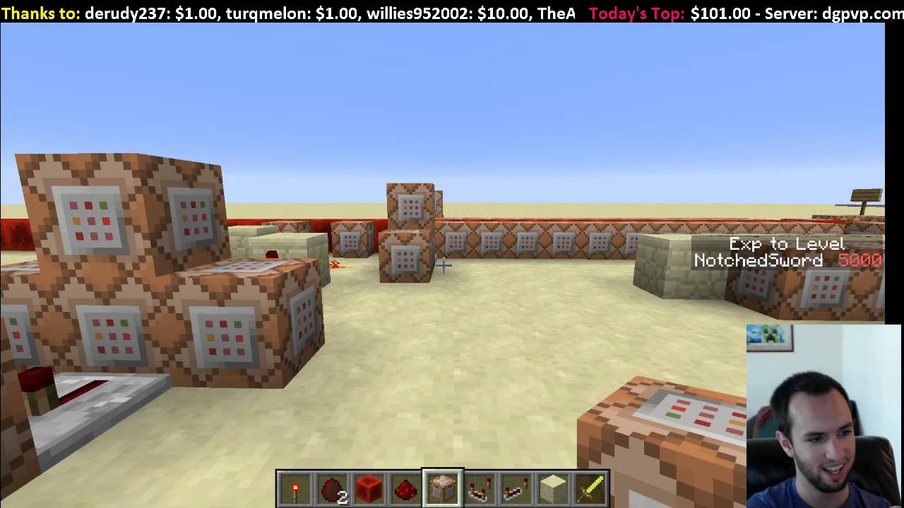 Minecraft Livestream -- Building an Item Levelling System