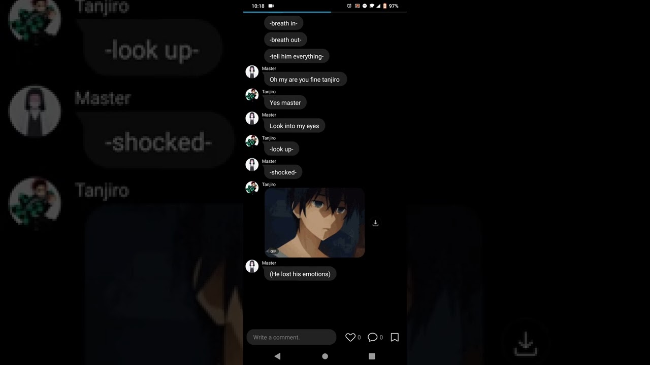 Kanao Cheated Super Op Tanjiro // Tanjiro Texting Story// #Demon slayer