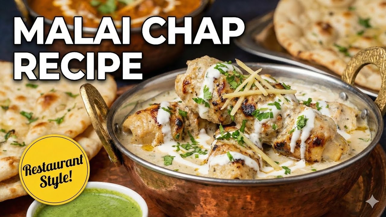 Malai Chap recipe 👀
