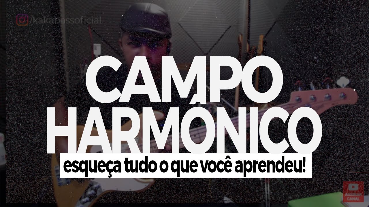 CAMPO HARMÔNICO: De maneira FÁCIL e SIMPLES Aprenda Campo Harmônico Maior Com KAKA BASS baixo gospel