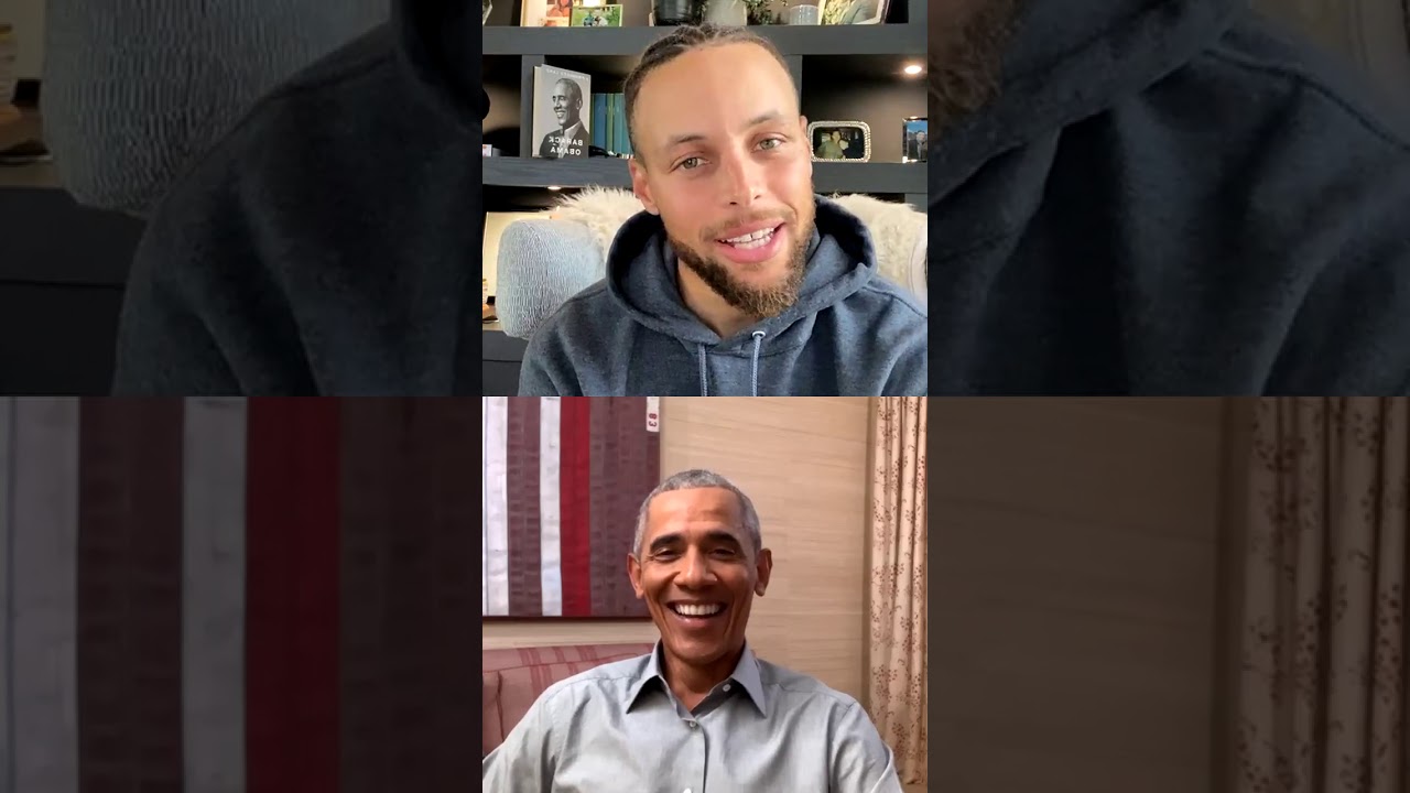 Stephen Curry X Barrack Obama IGTV Instagram live