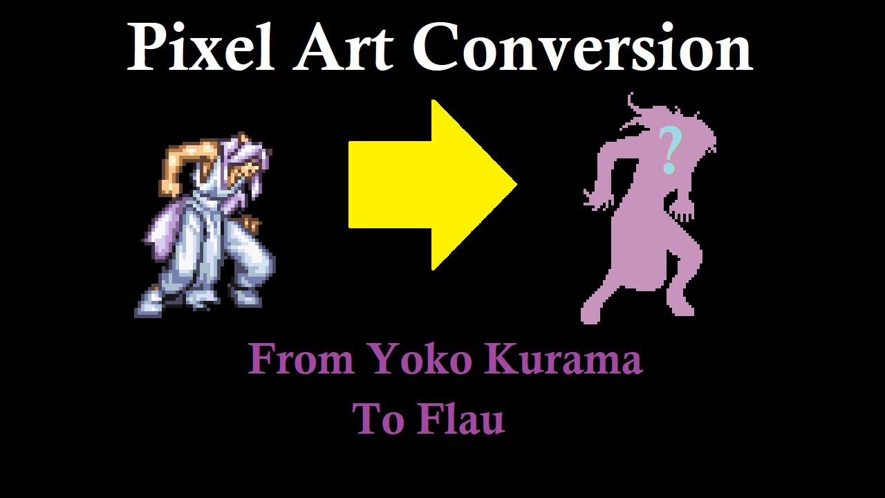 Converting Yoko Kurama From Yuyu Hakusho To Flau Jump 1st Frame For Openbor No AI Pixel Art CVS2 MVC