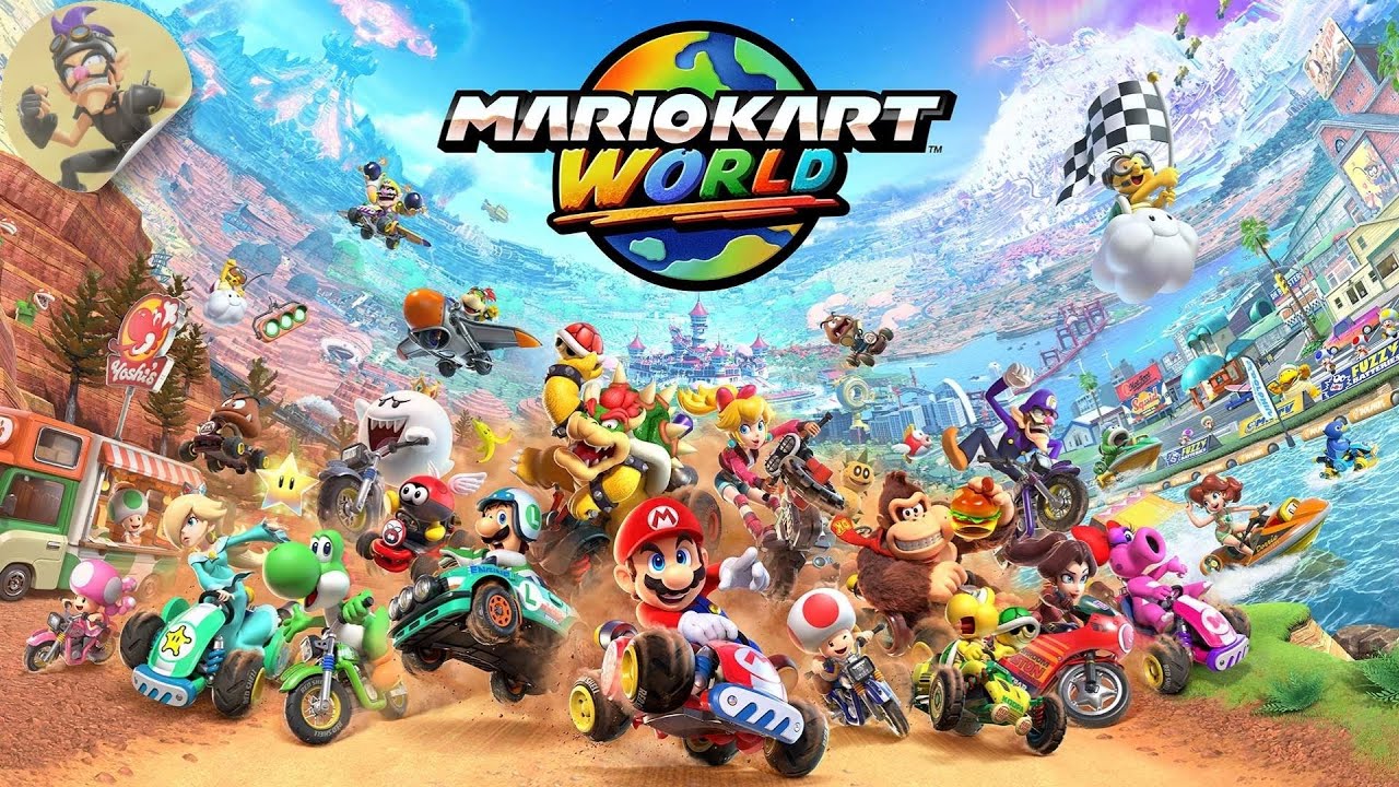 Waluigi Kart World // Full Game 100% Walkthrough (Grand Prix - 150cc)