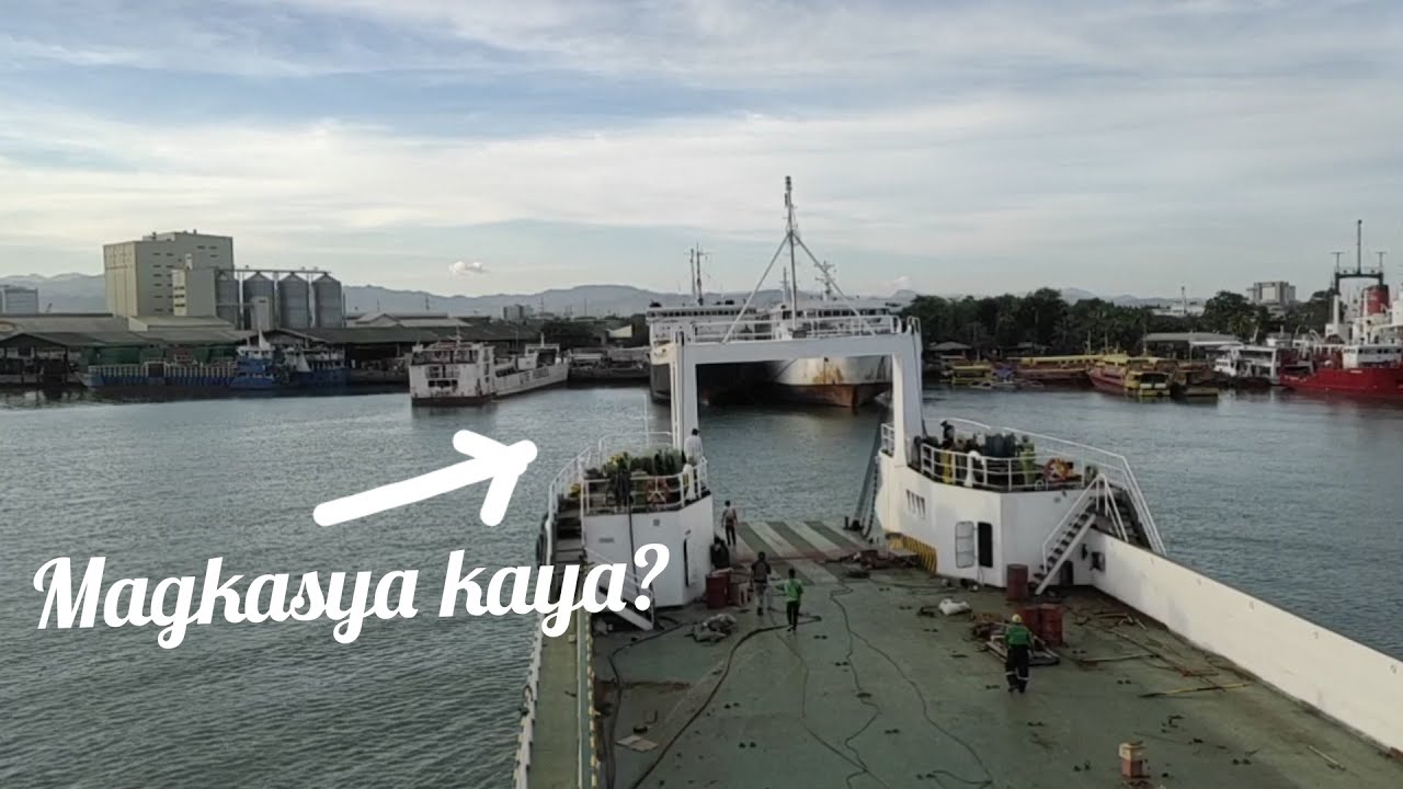 Mapapa Woowwww ka sa galing ni kapitan magpadaong!!!Zero clearance pero kinaya pang ipasok ang barko