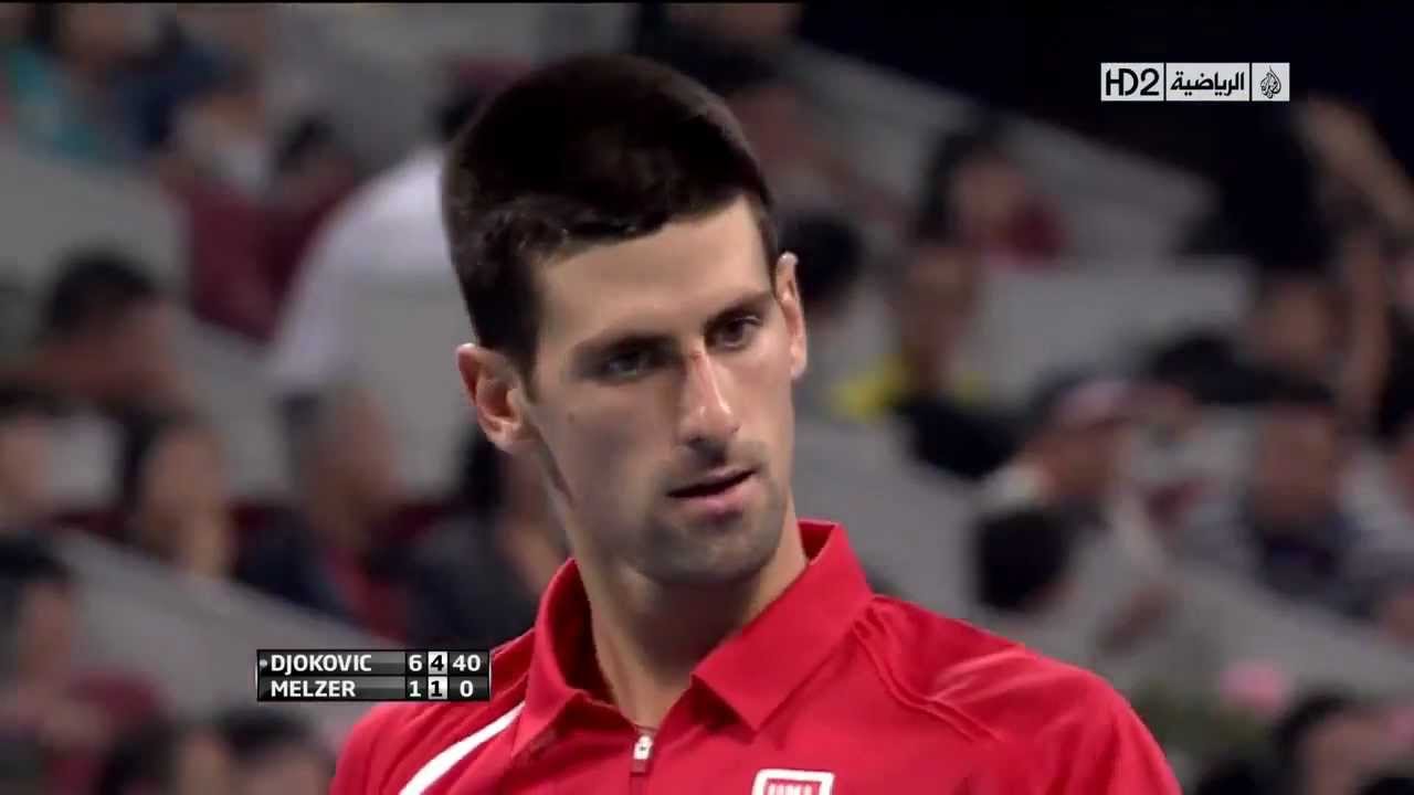 Novak Djokovic 4 Aces en un mismo game (Beijing QF vs Melzer) HD