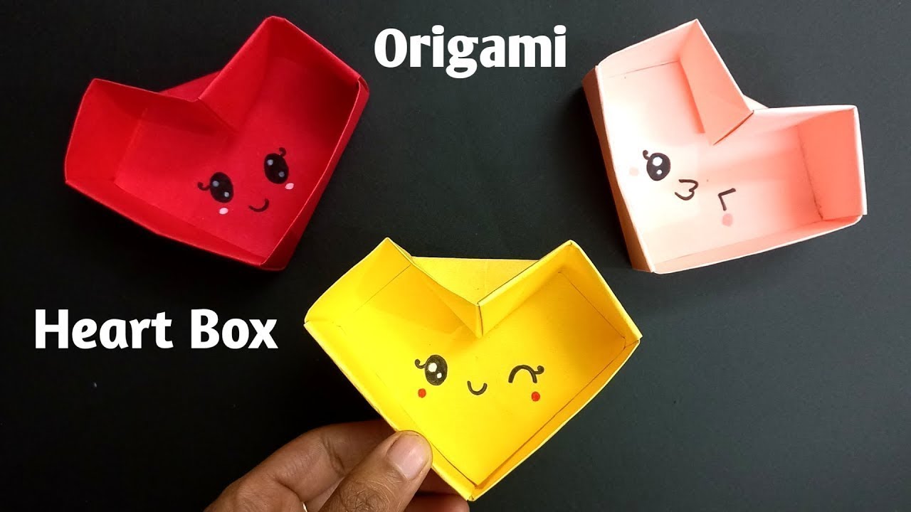 Origami Heart Box For Valentine’s Day |How To Make Origami Heart Box| Valentine’s Day Gift Idea 2026