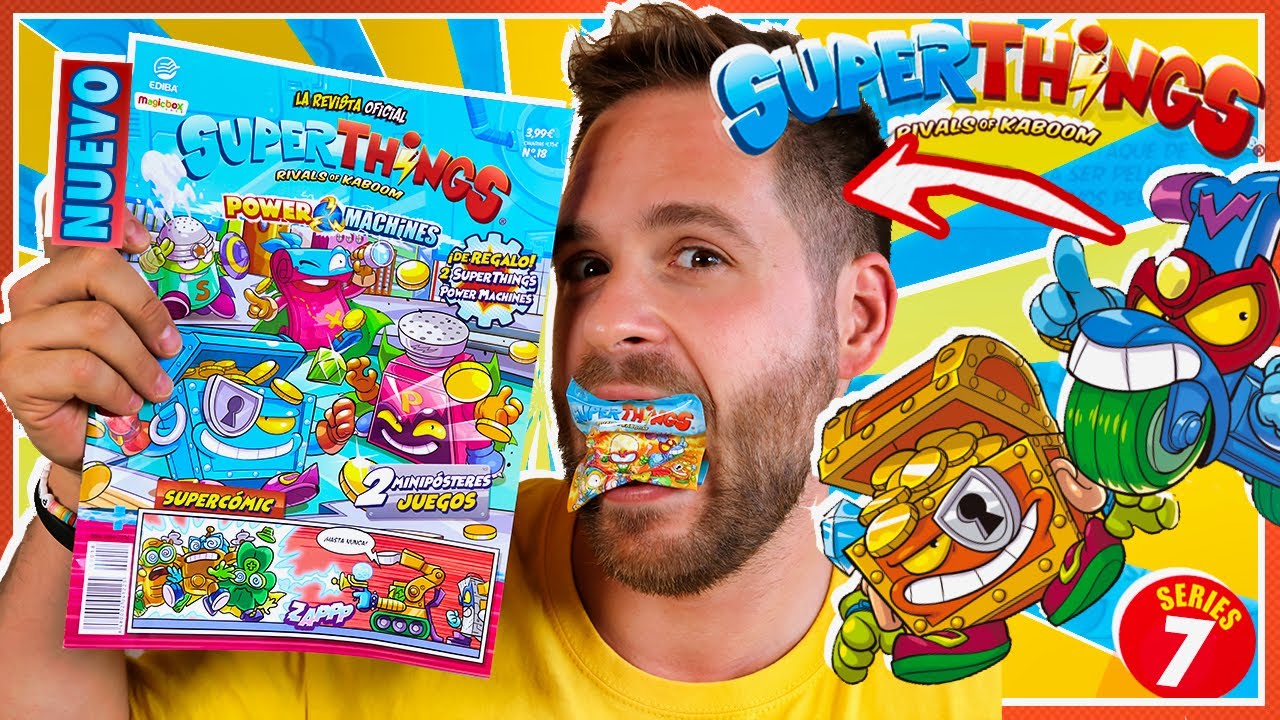 SuperThings Power Machines UNBOXING REVISTA 18 CON 2 SOBRES SORPRESA en Pe Toys