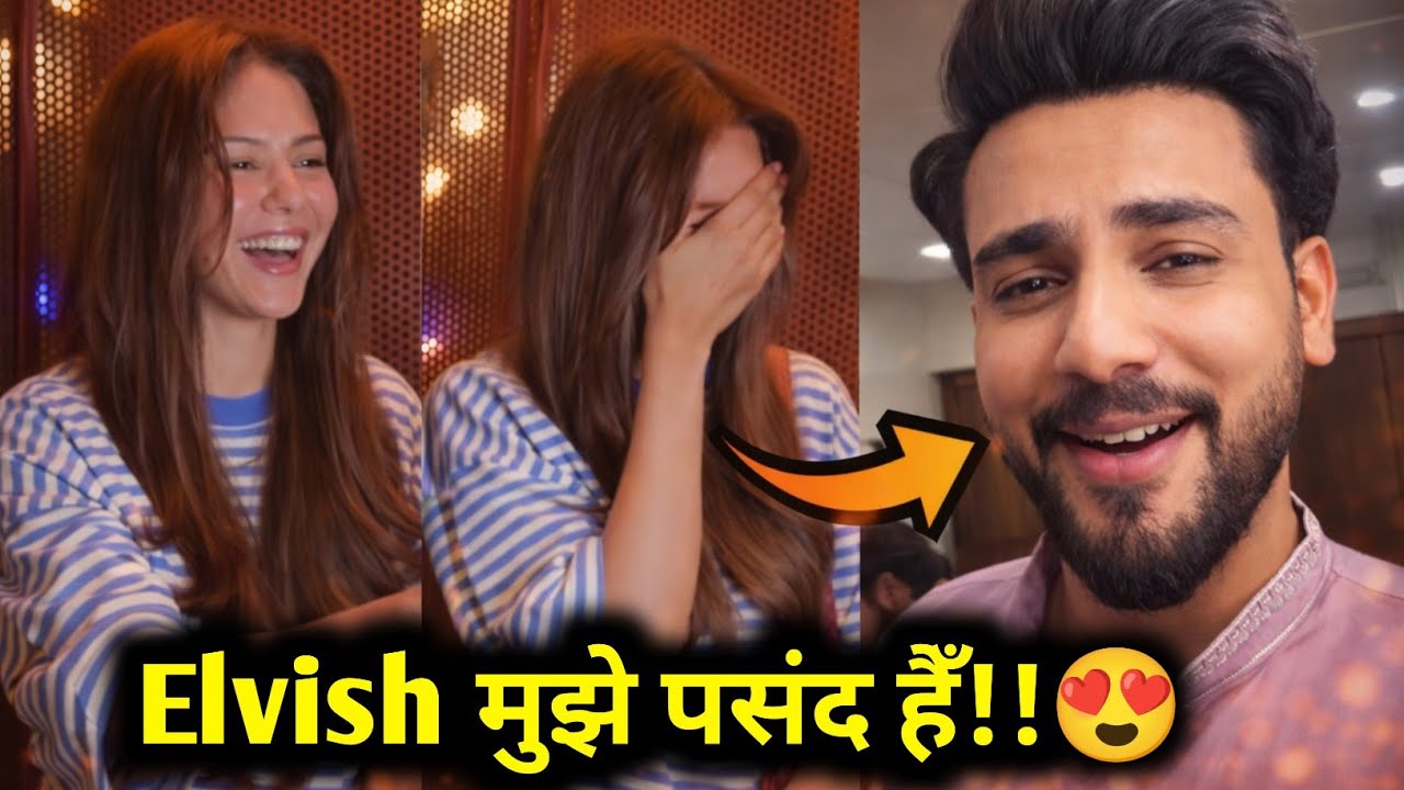 Sonam Bajwa Blushes & Laughs After Hearing Elvish Yadav’s Name 😳🔥