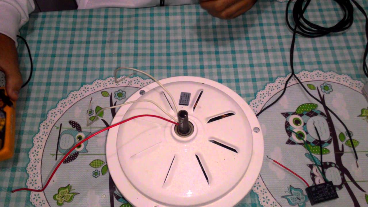 Tutorial 1 - Como testar motor de ventilador de teto